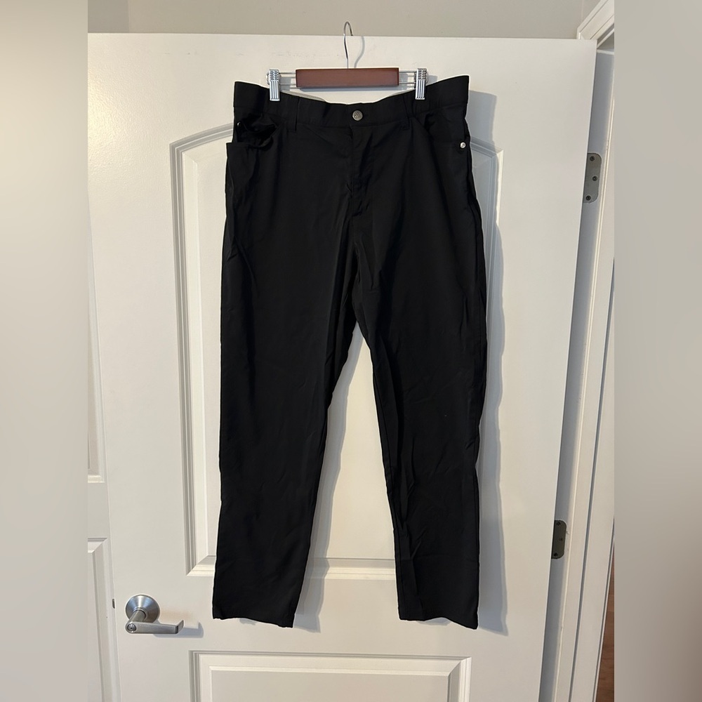 Adidas Men's Black Golf Pants Size 36 x 30